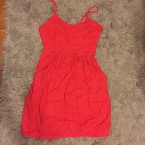 Coral dress